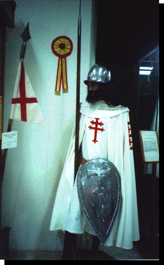 Image of Godfroi in the museum (stuffed)