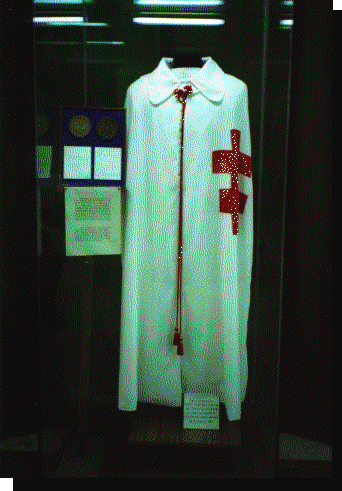 Jacques's robe in the museum